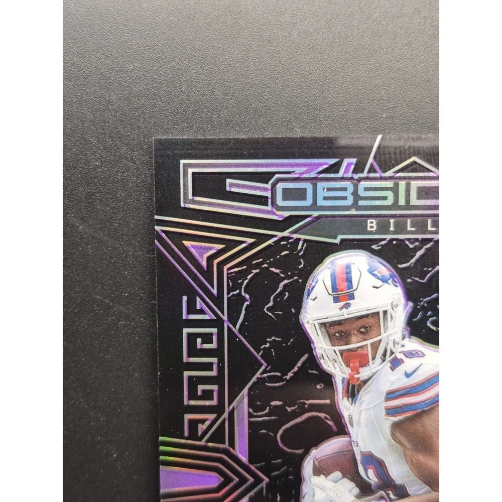 2023 Panini Obsidian Justin Shorter #110 Purple Electric Etch /75 Buffalo Bills